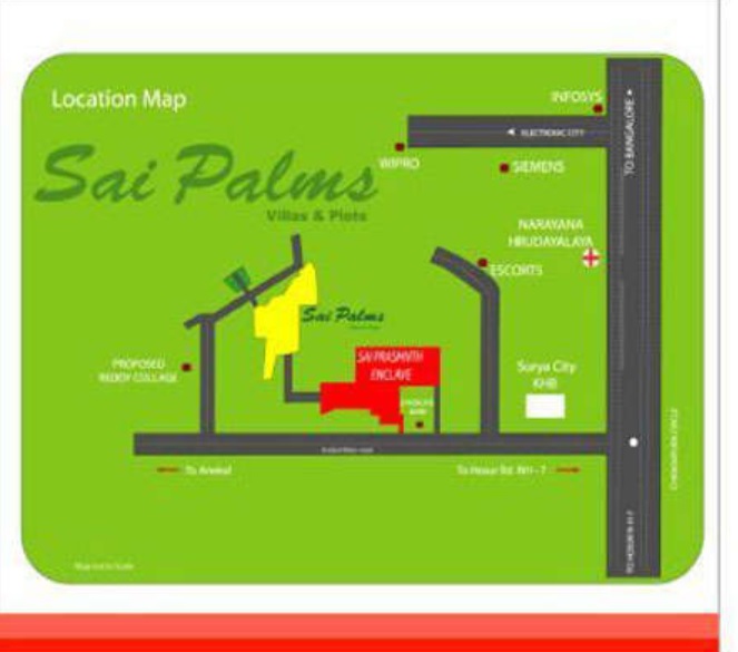 Karsten Sai Palms Location Map