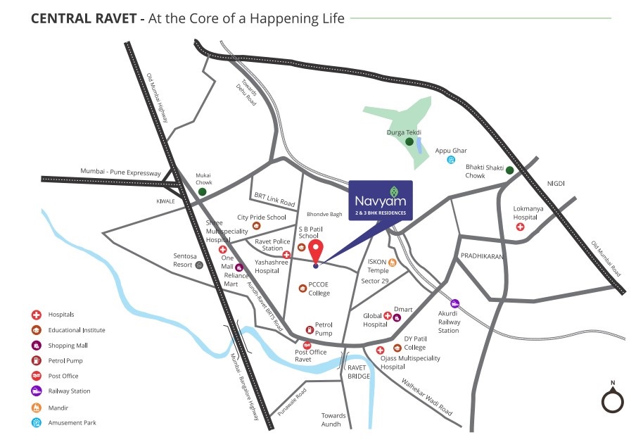 Kiwale Navyam Location Map