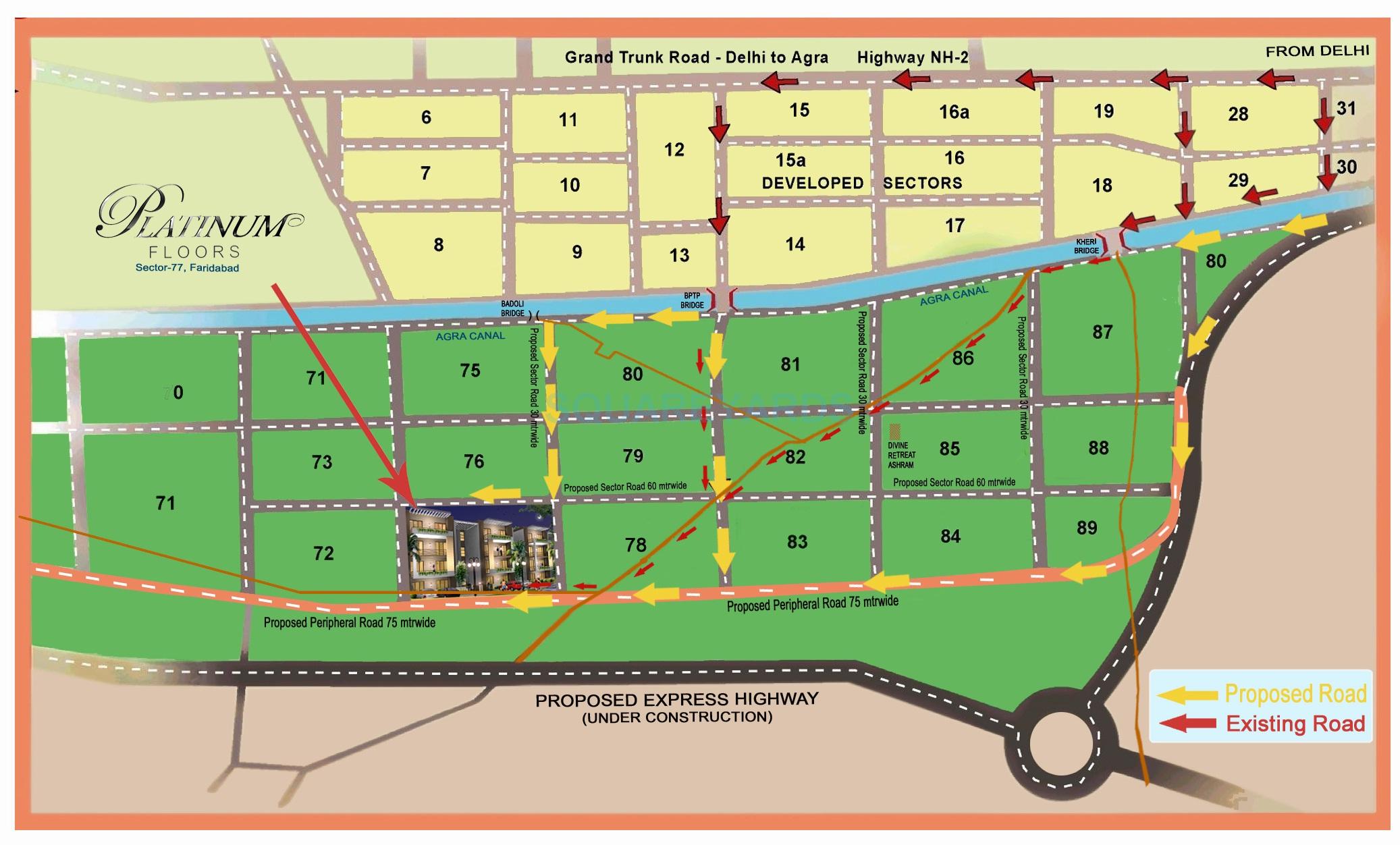 Klj Platinum Floors Location Map