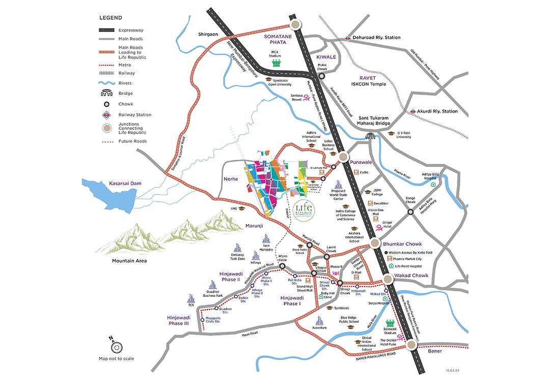 Kolte Patil Aros Location Map