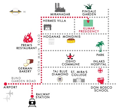 Kumar Presidency Location Map