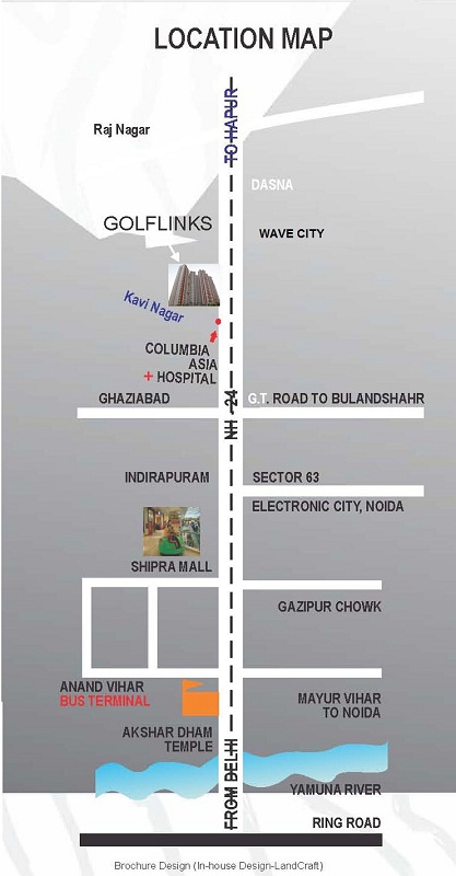 Landcraft Golflinks Phase 2 Location Map