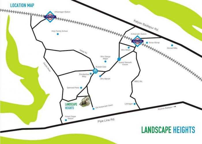 Landscape Heights Location Map