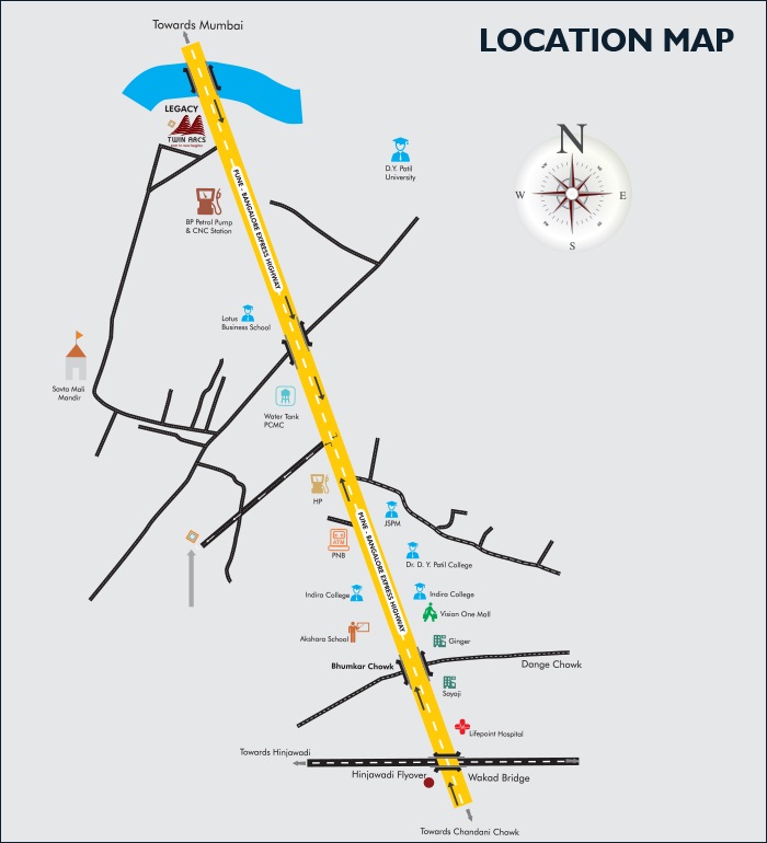 Legacy Urbania Location Map