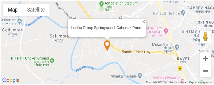 Lodha Springwood Location Map