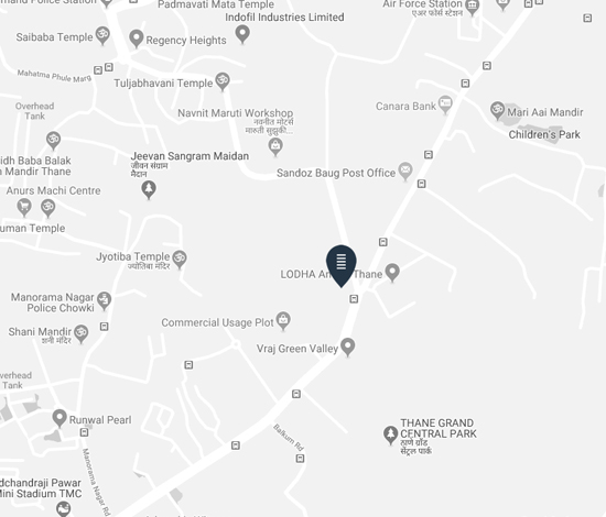 Lodha Sterling Location Map