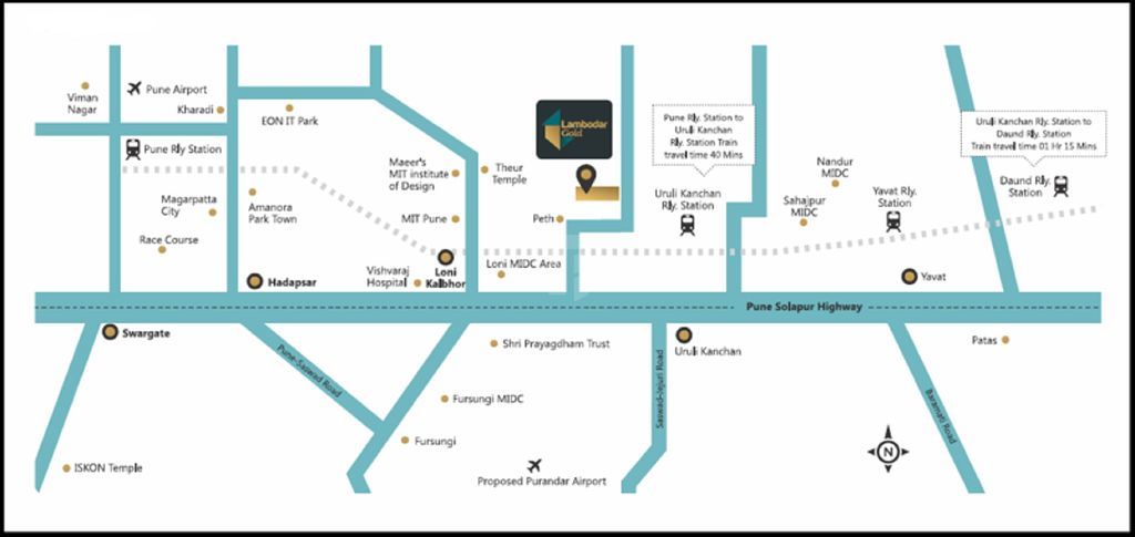 Mahalaxmi Lambodar Gold Location Map