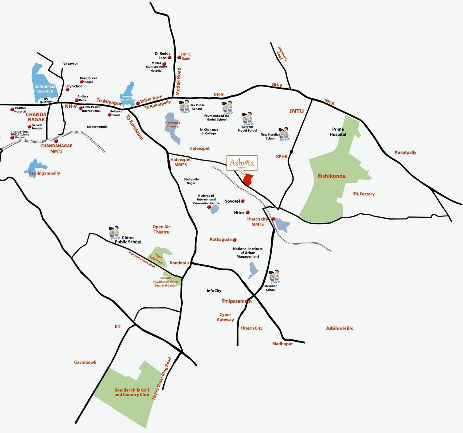 Mahindra Ashvita Location Map