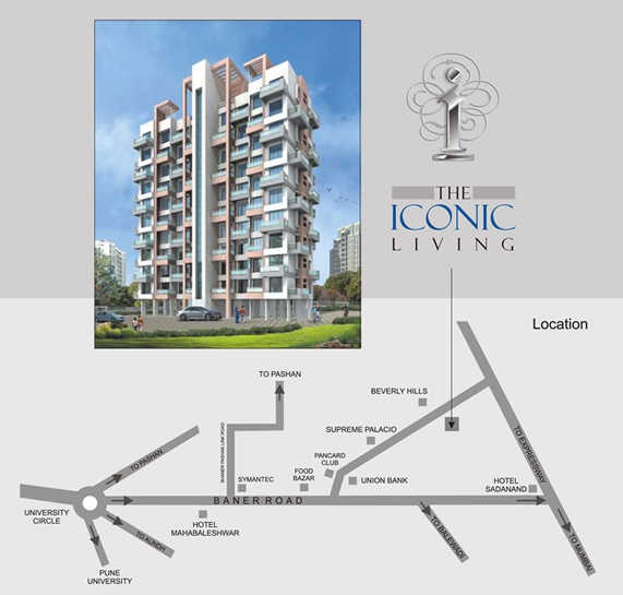 Maruti The Iconic Living Location Map