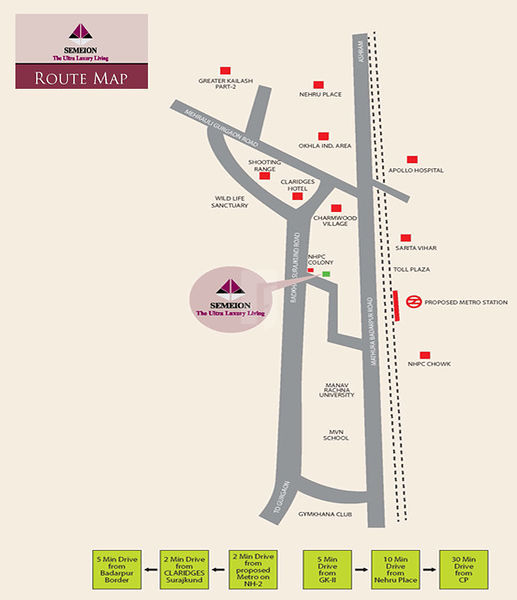 Meenal Semeion Location Map