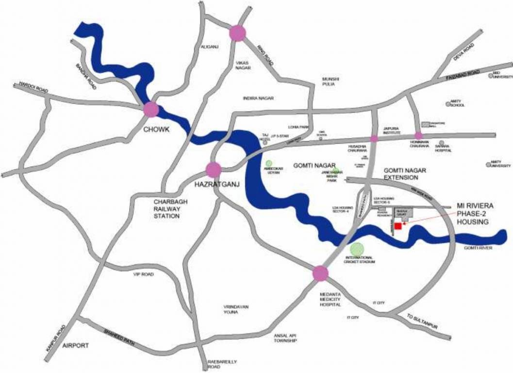 Mi Riviera Phase Ii Location Map