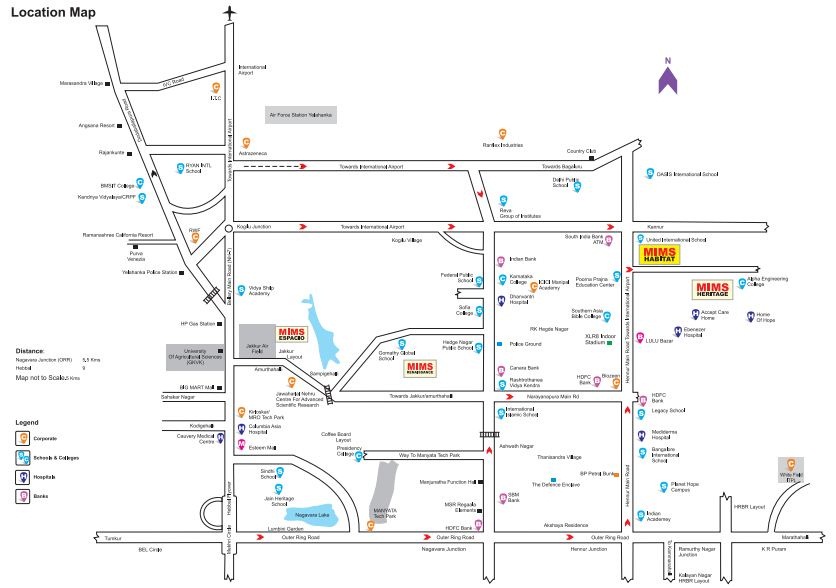 Mims Habitat Location Map