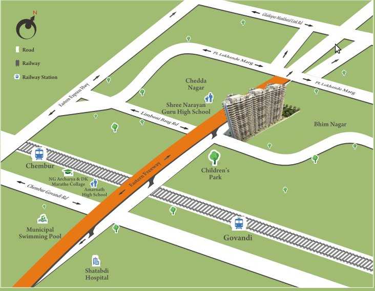 Mj Centrio Location Map