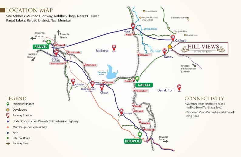 Montag Hill Views Location Map