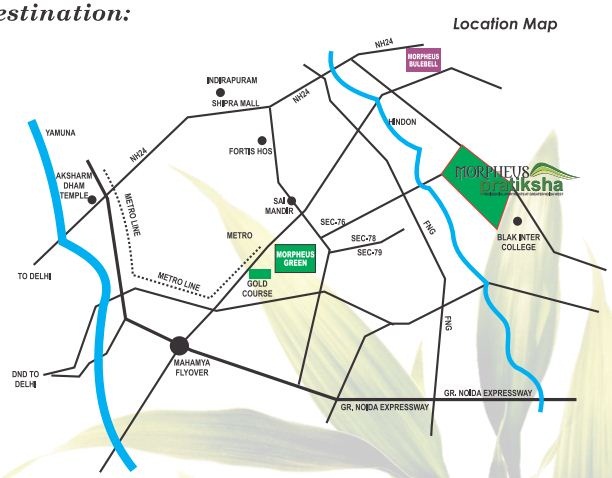 Morpheus Pratiksha Location Map