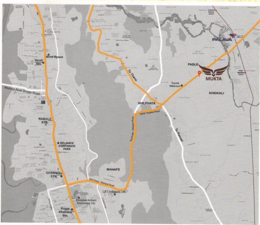 Mukta Heights Location Map