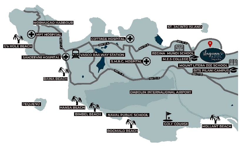 Mvr Laguna Azul Location Map