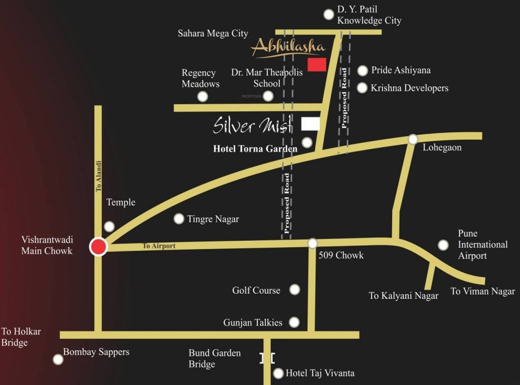 Nirman Abhilasha Location Map