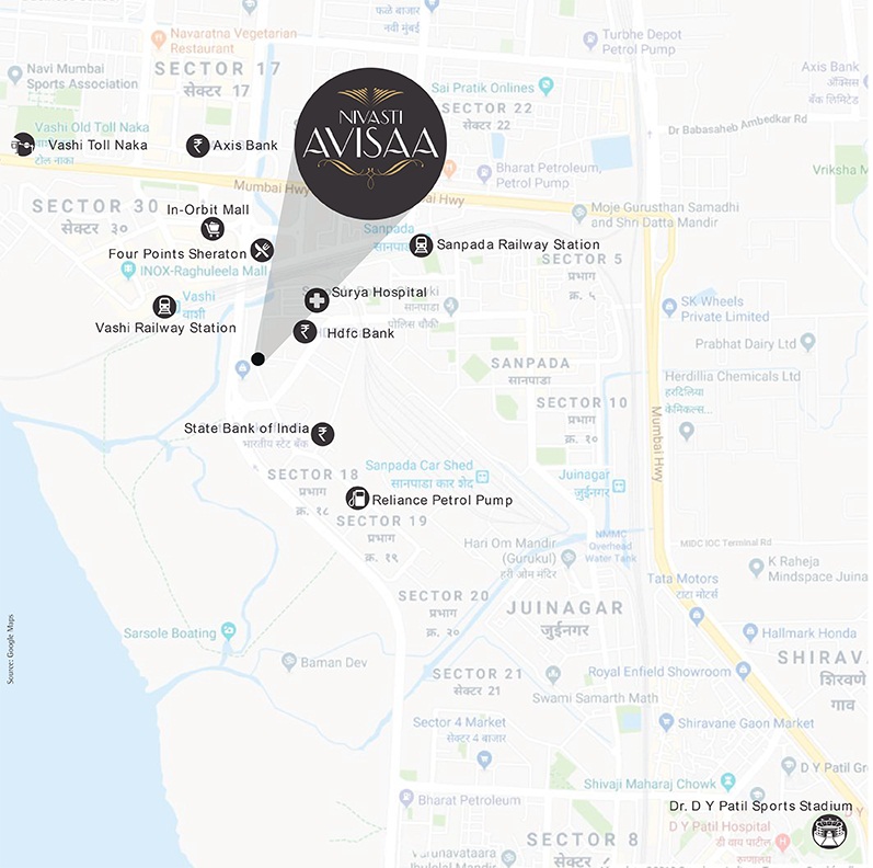 Nivasti Avisaa Location Map