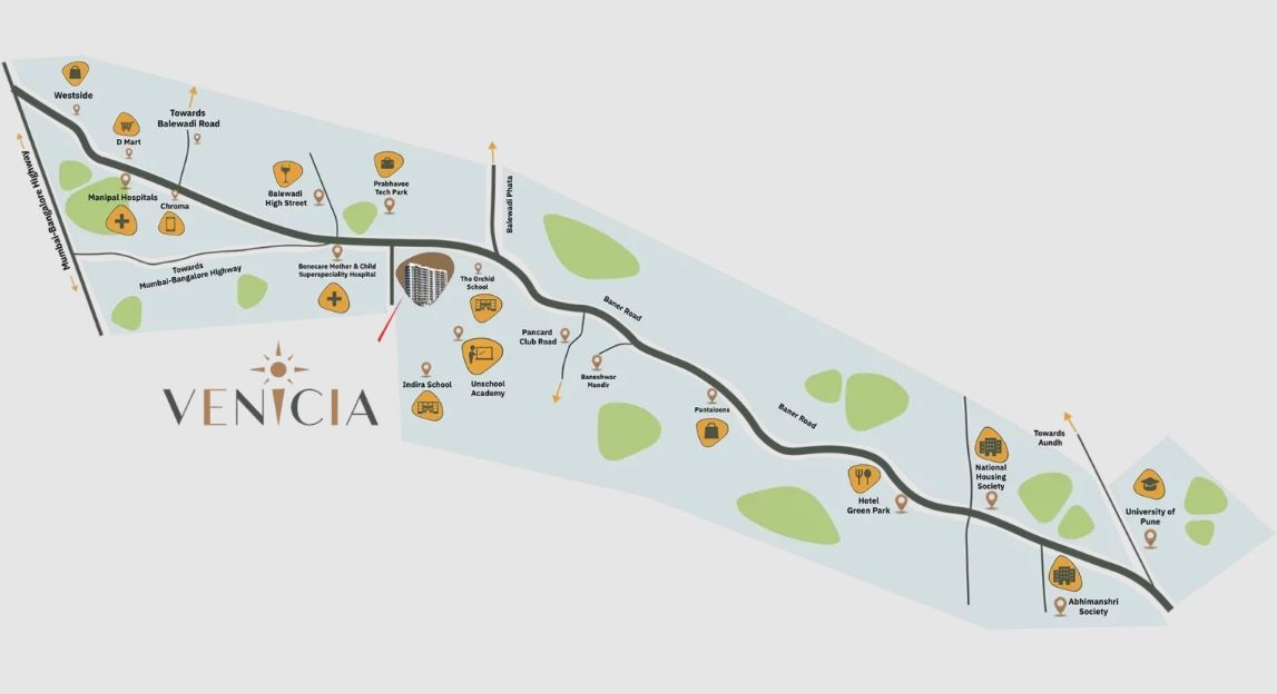 Northcape Venicia Location Map