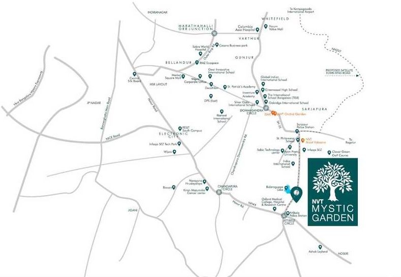 Nvt Mystic Garden Location Map