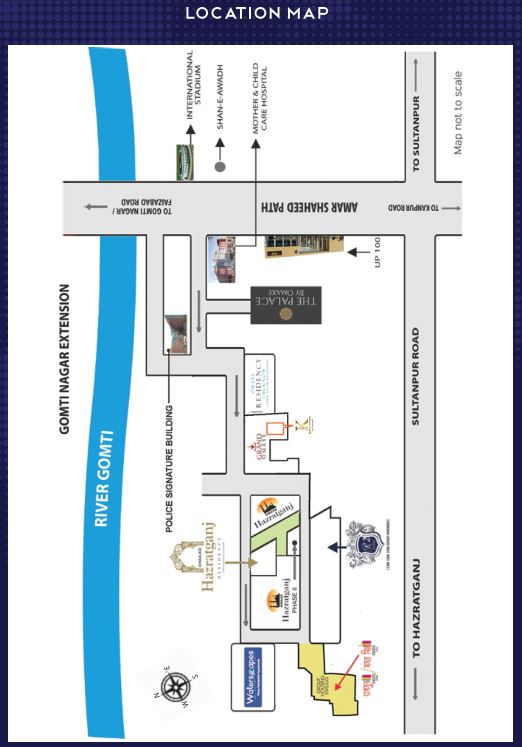 Omaxe Residency 2 Location Map