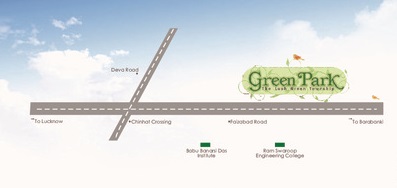 Omega Green Park Villas Location Map