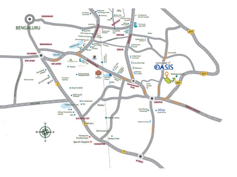 Ozone Kns Oasis Location Map