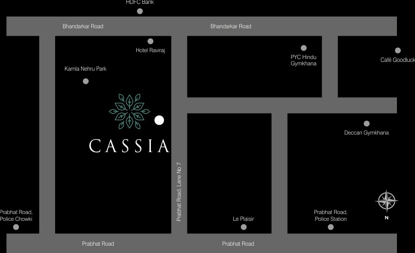 Pandit Javdekar Cassia Location Map