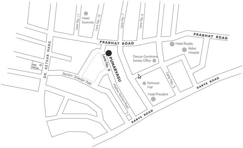 Paranjape Punarvasu Location Map