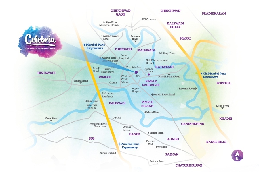 Pate Celebria Location Map