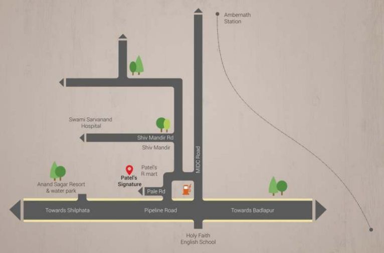 Patel Signature Phase 2 Location Map