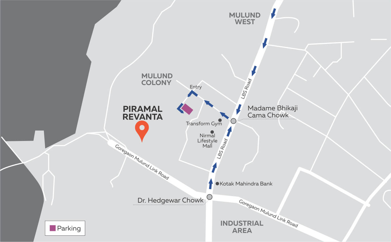 Piramal Revanta Ravit Location Map