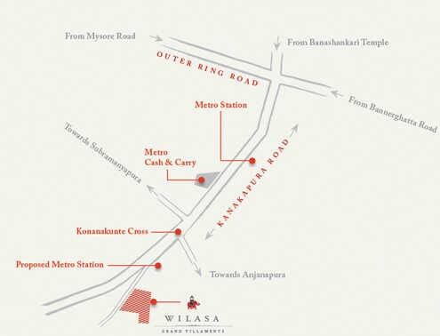 Pride Wilasa Location Map