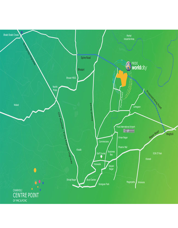 Pride World City Wellington Location Map