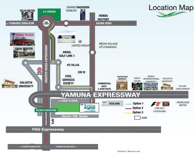 Primrose Ryne Location Map