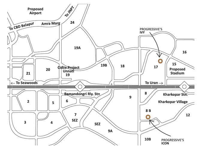 Progressive Ivy Location Map