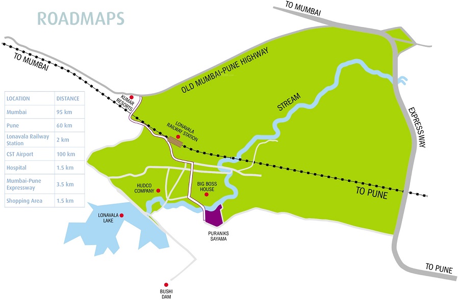 Puranik Sayama Location Map