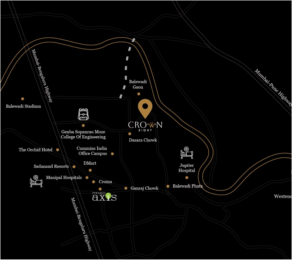 Pyramid Crown 8 Location Map