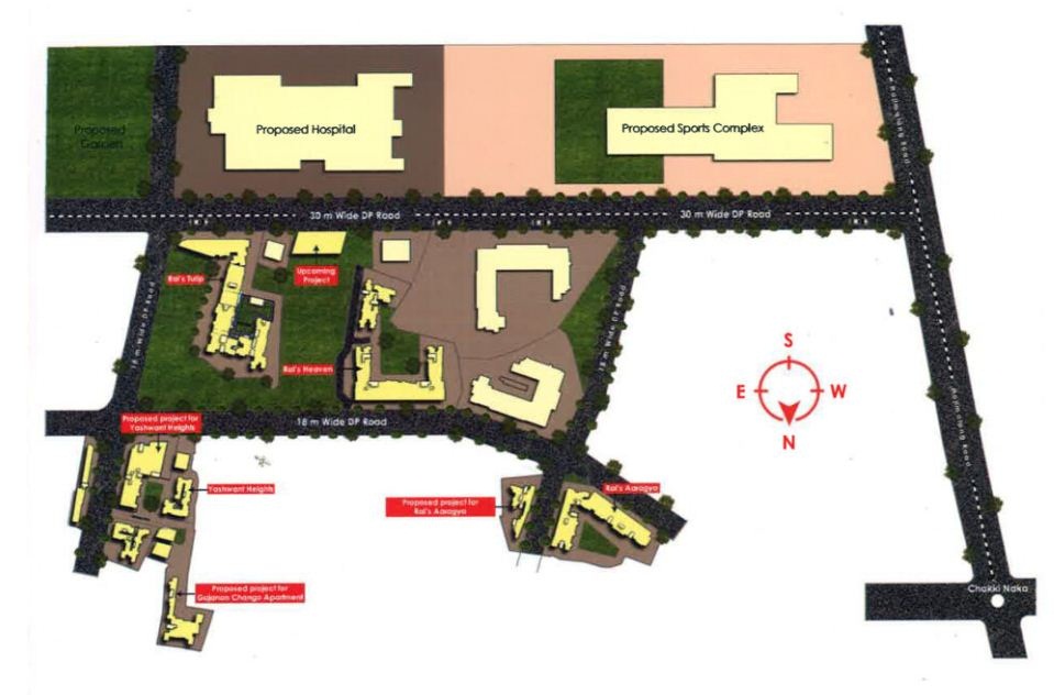 Rai Aaragya Location Map