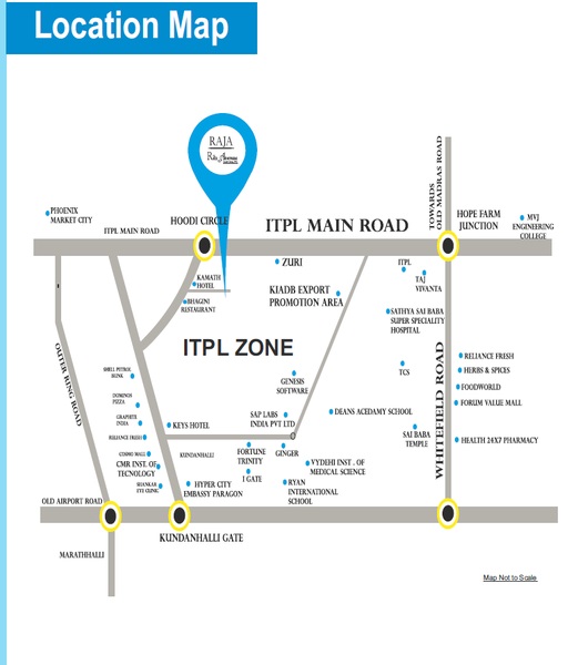 Raja Ritz Avenue Location Map