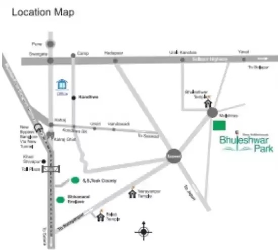 Ranjeet Bhuleshwar Park Location Map