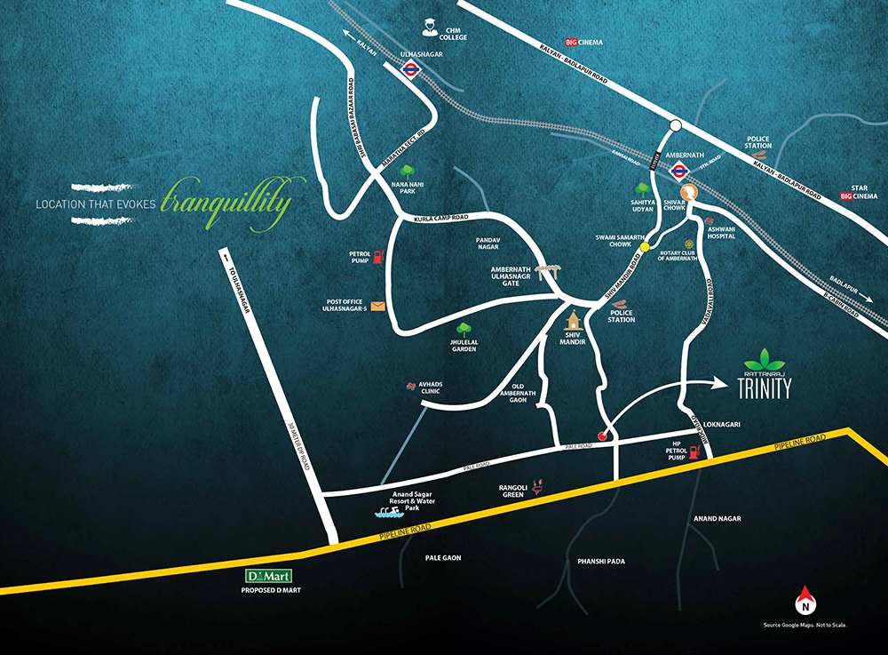 Rattan Raj Trinity Rudra Location Map