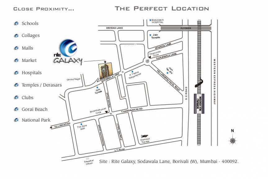 Rite Galaxy Location Map