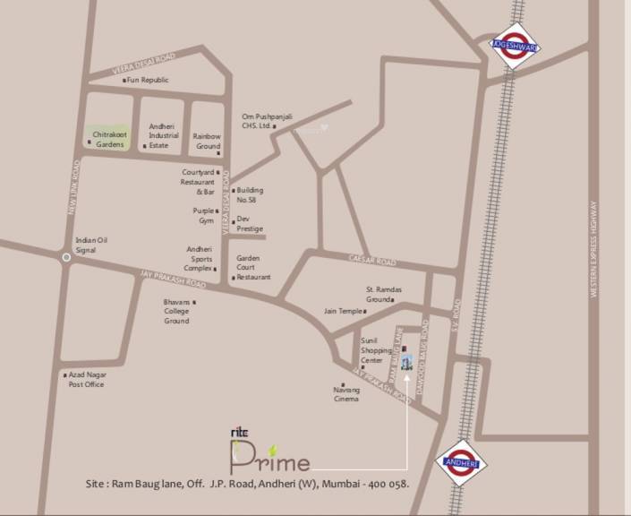 Rite Prime Location Map