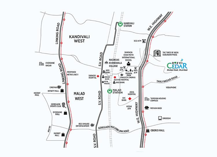 Rizvi Cedar Location Map