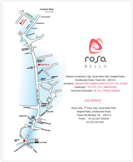 Rosa Bella Location Map