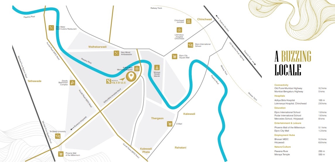 Royal Morya Skydale Location Map