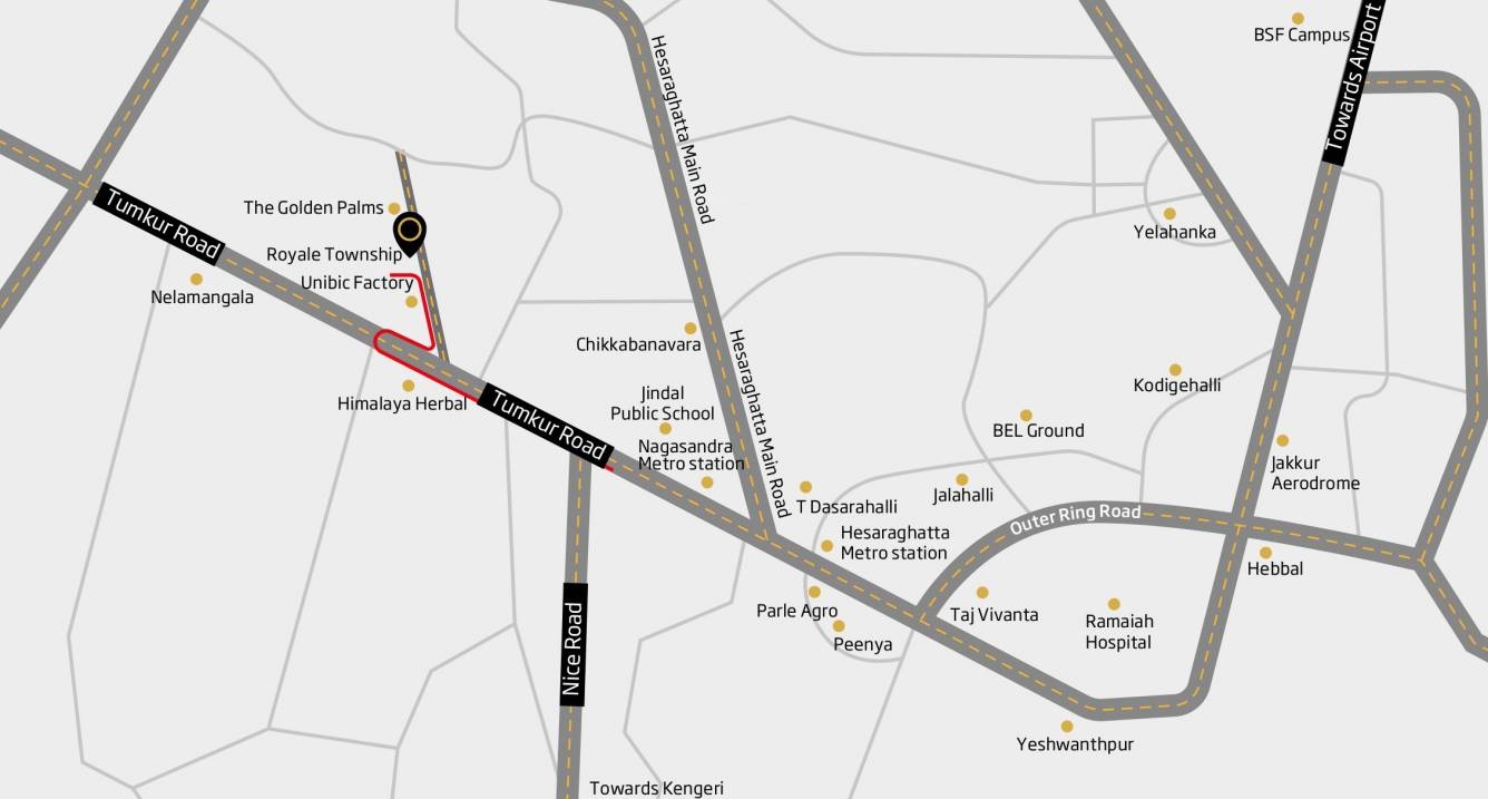 Royale Township Location Map