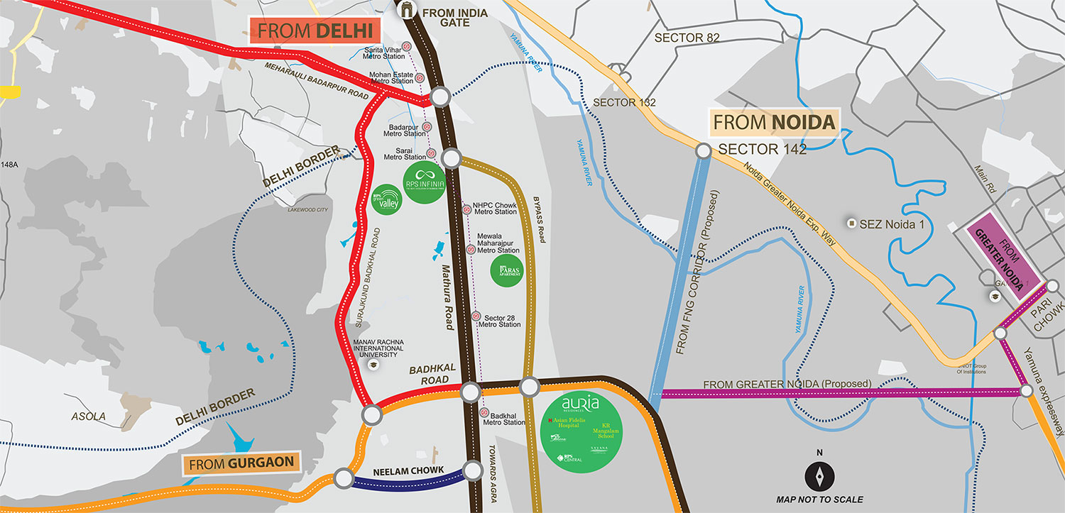 Rps Green Valley Location Map